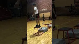 Thumbnail: ELITE BASKETBALL TRAINING @ D.A.T. PLYO BOXES WORK WITH RESISTANCE BAGS
