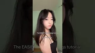 Thumbnail: Curtain bangs tutorial #curtainbangs #hairstyle #bangs