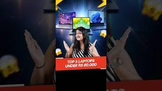 Thumbnail: Top 5 Laptops Under Rs 80,000 in 2026 | Best Laptops 💻✨ #laptops #tech #buyingguide