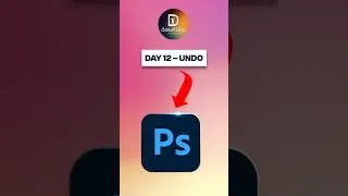 Thumbnail: Day 12 Undo Tool in Photoshop 🔥 | Fix Mistakes Instantly ⚡ #PhotoshopTips #DigitalRama