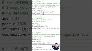Thumbnail: Quick intro to python variables - strings