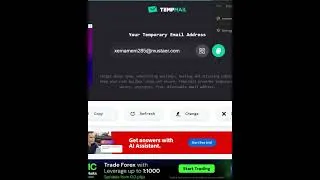 Thumbnail: learn how to use unlimited temporary email IDs for free without login or signup.#freemail #tempmail