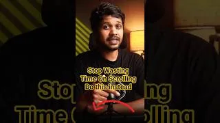 Thumbnail: Stop Wasting Time on Scrolling (Do This Instead) #tech#aitools #metaads #digitalmarketing