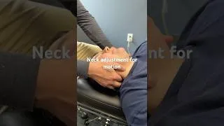 Thumbnail: Neck adjustment. #shorts  #trendingshort  #chiropractic #movement #viral   #asmr
