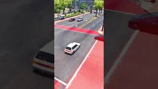Thumbnail: Gravel Truck crashes through intersection - BeamNG.Drive