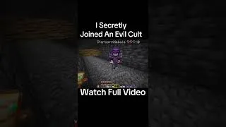 Thumbnail: I Secretly Joined An Evil Cult #minecraft #fyp #wispsmp