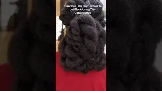 Thumbnail: Turn Your Hair From Brown To Jet Black Using This Consistently! UNBELIEVABLE RESULTS!