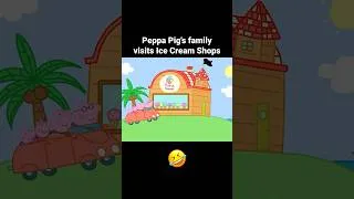 Thumbnail: Peppa Pig's Family visits Ice Cream Shops! 🤣 Part 3 #peppapig #peppa #animation