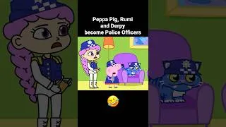 Thumbnail: Peppa Pig, Rumi and Derpy become Police Officers! 🤣 Part 2 #peppapig #peppa #animation
