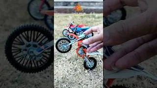Thumbnail: 1:12 Mini Dirt Bikes Go Wild! Wheelies & Stoppies in the Grasslands #shorts #dirtbike #offroad #KTM