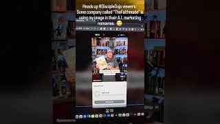 Thumbnail: This "Ethiopian Bible" A.I. ad is using my image. Don't be fooled.