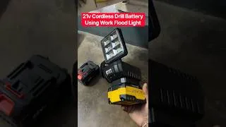 Thumbnail: 21v Cordless Drill Battery Emergency   Work Light