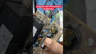 Thumbnail: Computer ups R19 Resistance Modification