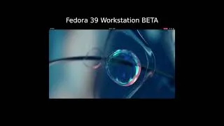 Thumbnail: Fedora 39 Workstation BETA with GNOME 45 #shorts  #desktopenvironment #fedora #gnome