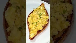 Thumbnail: How to make PERFECT Cheesy Eggs on Toast for a filling breakfast #easybreakfast #quickbreakfast