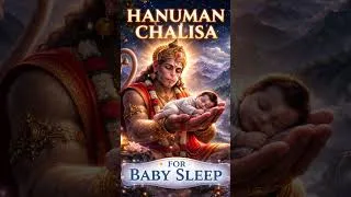 Thumbnail: Deep Sleep in Hanuman’s Protection 🌙 Soft Hanuman Chalisa | No Ads | #Shorts