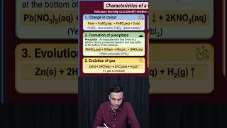 Thumbnail: Characteristics of a Chemical Reaction Class 10 #class10science