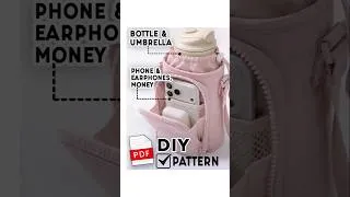 Thumbnail: DIY Bottle Bag Crossbody 📥PDF Pattern #diybag #bagpattern #kpop
