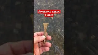 Thumbnail: Killer creek find. #deerhunting #foodplots #deer #shorts #outdoors #awesome #rocks #history #diy