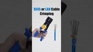 Thumbnail: RJ45 Cable Crimping #diy #shorts #electronic