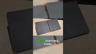 Thumbnail: This solar panel folding trick changes everything #solarpowerstation #rvlife #shorts