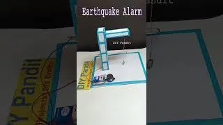 Thumbnail: earthquake alarm (alert) working model for science project exhibition - diy - diypandit