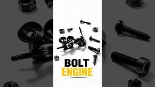 Thumbnail: What you should do when you're bored: build a miniature engine using screws and nuts #diy