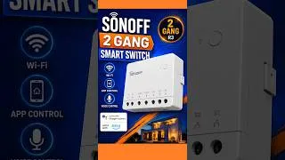Thumbnail: Turn Any 2 Lights Into Smart Lights with SONOFF DUALR3 ✅  #iot #smarthome