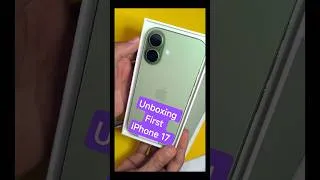 Thumbnail: Unboxing My First iPhone 17 🔥 Sage Green 💚 #unboxing #iphone
