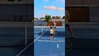 Thumbnail: Toddler tennis: rallies #tennis #kidsactivities #kidsports #sports #dadlife