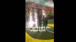 Thumbnail: Got to bring out my Cold Sparks for the Oregon ducks recruiting weekend