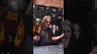 Thumbnail: Ozzy Osborne Autograph Signing 2022