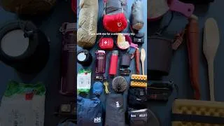 Thumbnail: One year ago I packed for my first solo camping trip. Here’s all the gear I packed. What did I miss?