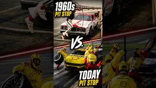 Thumbnail: 1960s NASCAR Pit Stop vs Today #NASCAR #Motorsport #Racing