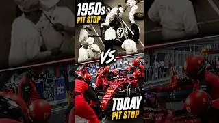 Thumbnail: 1950s F1 Pit Stop vs Today #F1 #Formula1 #Motorsport