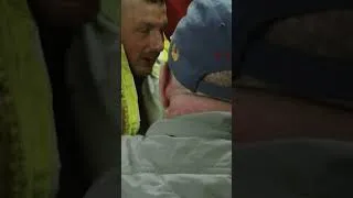 Thumbnail: Deckhand Bleeds Out After A Crab Cage Smashes His Head! 🤕 #deadliestcatch #shorts