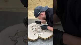 Thumbnail: Hollow Tree Coffee Table for My Friend! Diy