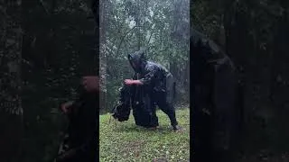 Thumbnail: bad weather⛈️solo camping heavy rain and thunderstorm