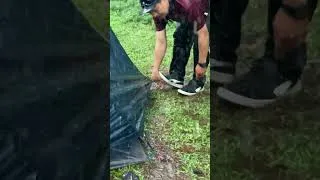 Thumbnail: solo camping heavy rain and thunderstrom
