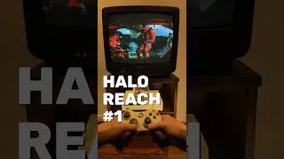 Thumbnail: Halo Reach Playthrough Highlight 1 (Xbox 360 CRT TV) #halo #haloreach #bungie #xbox #xbox360