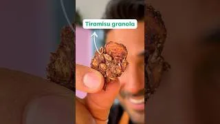 Thumbnail: 20g protein, 10g fibre, prep-ahead tiramisu granola #shorts #healthyrecipes #breakfastrecipe
