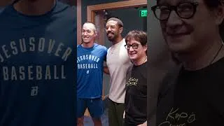 Thumbnail: Michael B. Jordan & Ke Huy Quan Visit Dodger Clubhouse