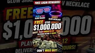 Thumbnail: FREE $1,000,000 + NEW Login Rewards! GTA Online #shorts