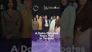 Thumbnail: A Doha Debates Town Hall in Toronto