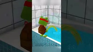 Thumbnail: He Pee in the Bathtub!? | Super Bear Adventure #superbearadventure #sba