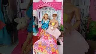 Thumbnail: Barbie doll and Ken funny | 바비와 켄의 아침 루틴 #barbie #shorts #doll