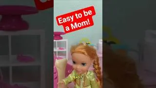 Thumbnail: Does baby Barbie like her first bath? Annie finds out #barbie  #friends #play