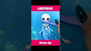 Thumbnail: Bluey Mermaid Fashion for Miraculous Ladybug #shorts