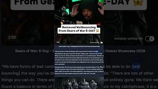 Thumbnail: Gears of War: EDAY Movement Update 😱 #gaming #gearsofwareday