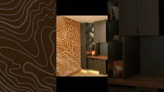 Thumbnail: Painting a mural in my office #homeoffice #desksetup  #tech